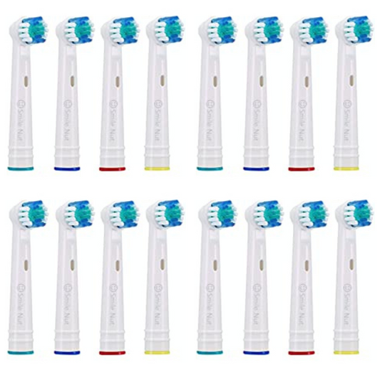 Smile Nut Replacement Toothbrush Heads Compatible with Oral B for Sensitive Teeth