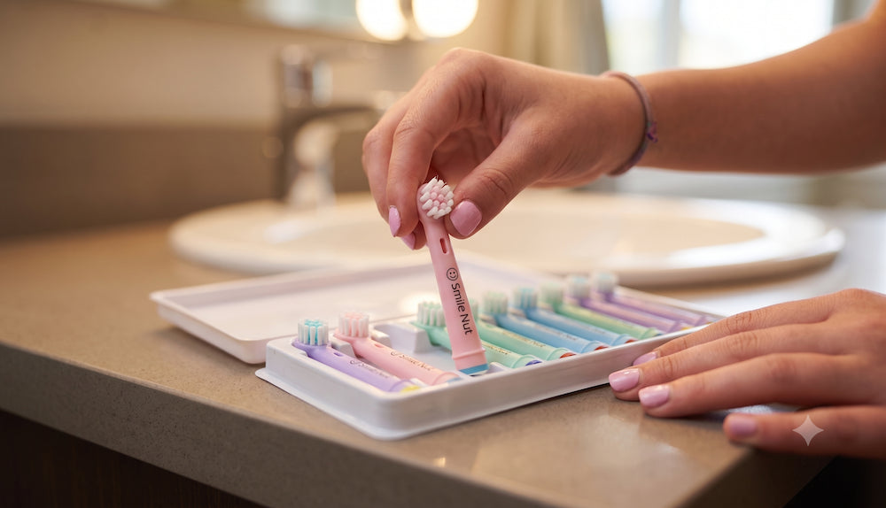 smile nut toothbrush heads for oral b